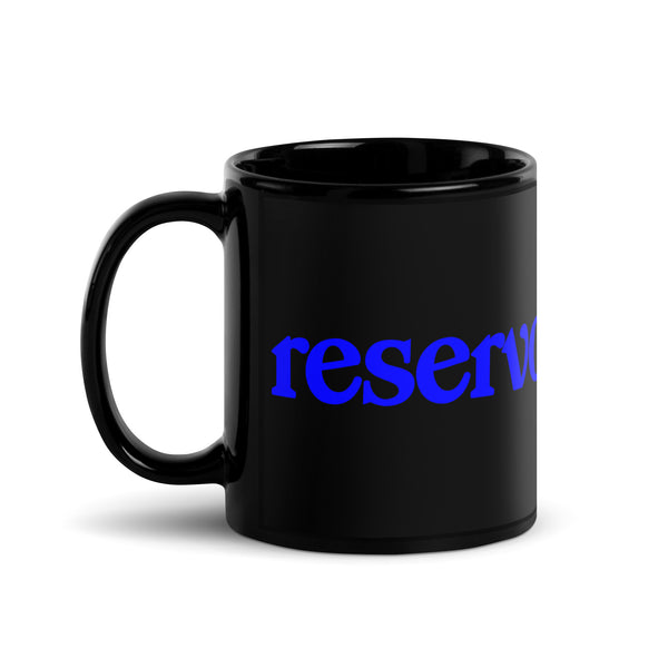 reservoir.gallery Black Glossy Mug