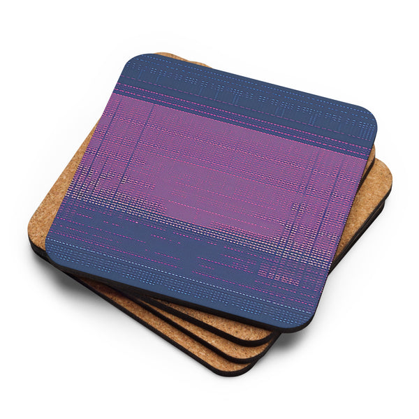 Canto Color Fields #19 - Cork-back coaster